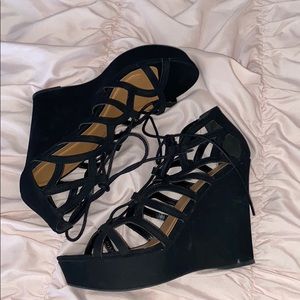 Laced High Heels